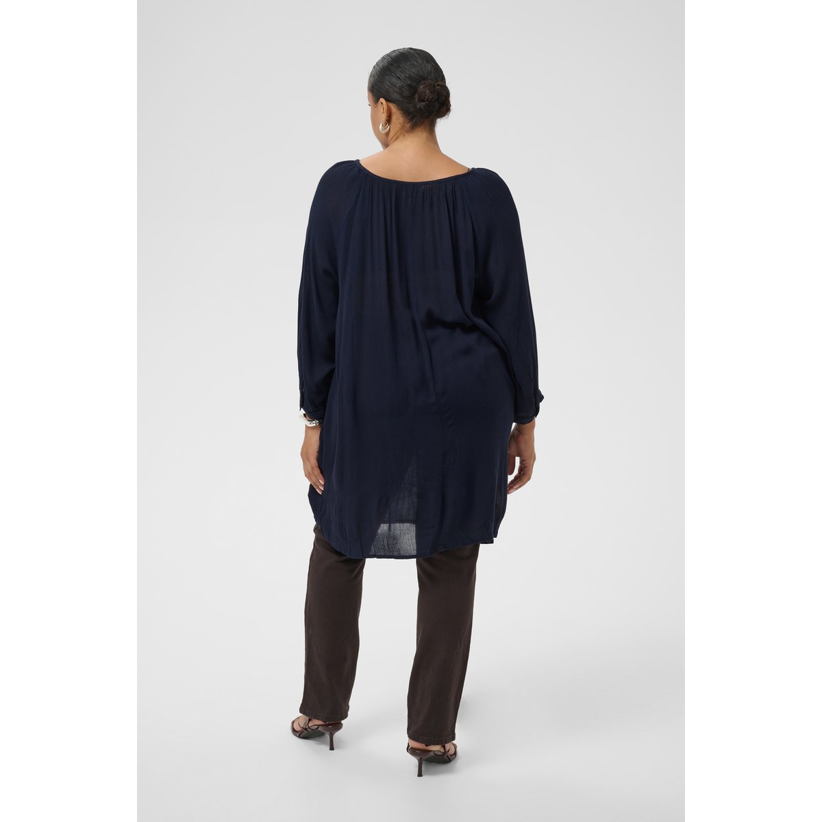 Tunique bleu midnight marine, KAFFE CURVE