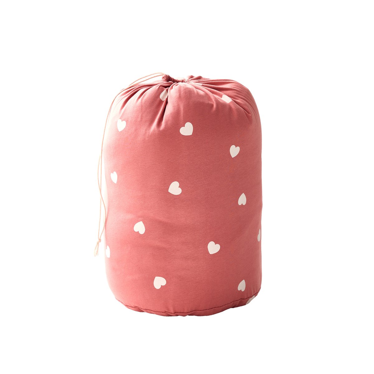 Sac de couchage coton coeur vieux rose, VERTBAUDET