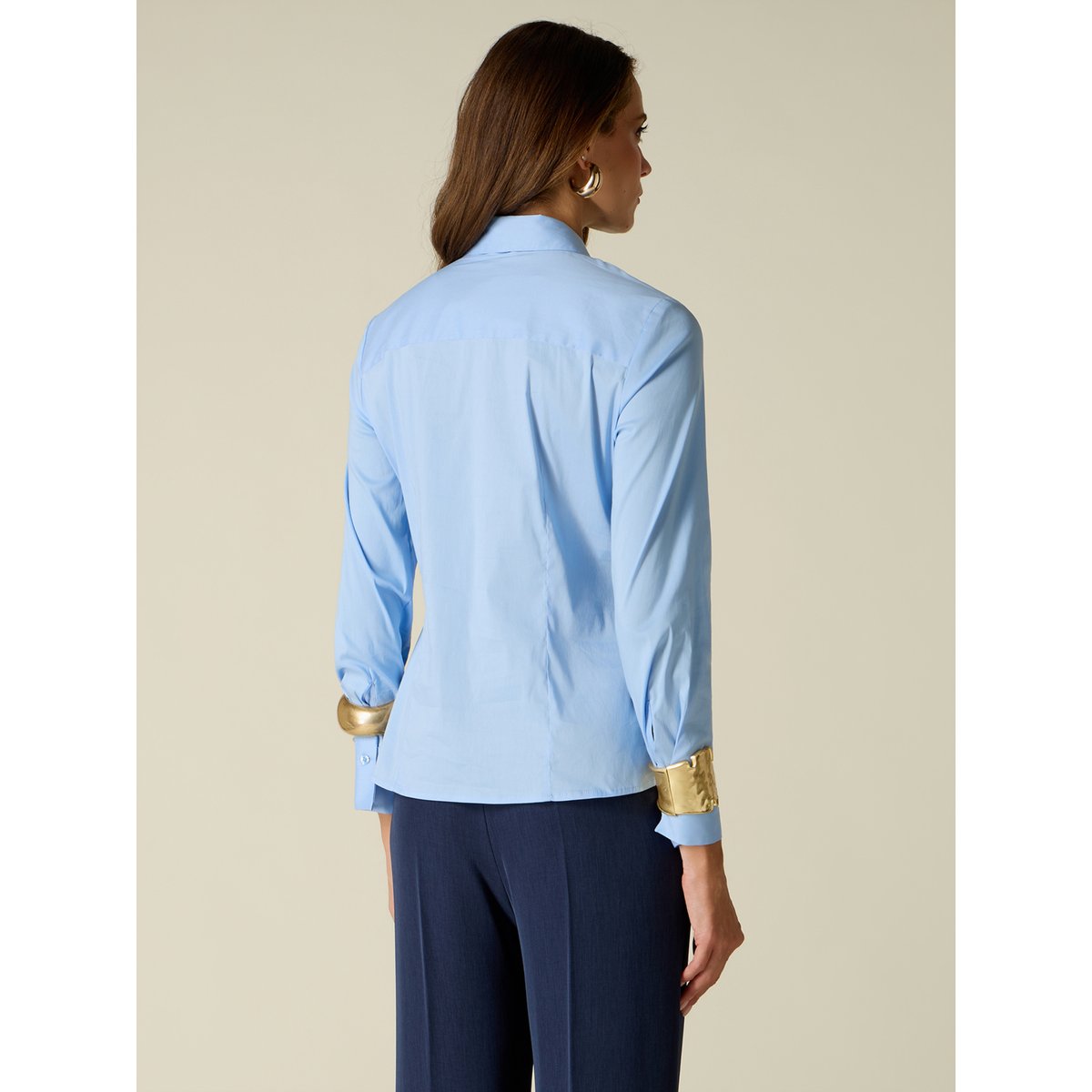 Chemise avec cravate light - blue, OLTRE