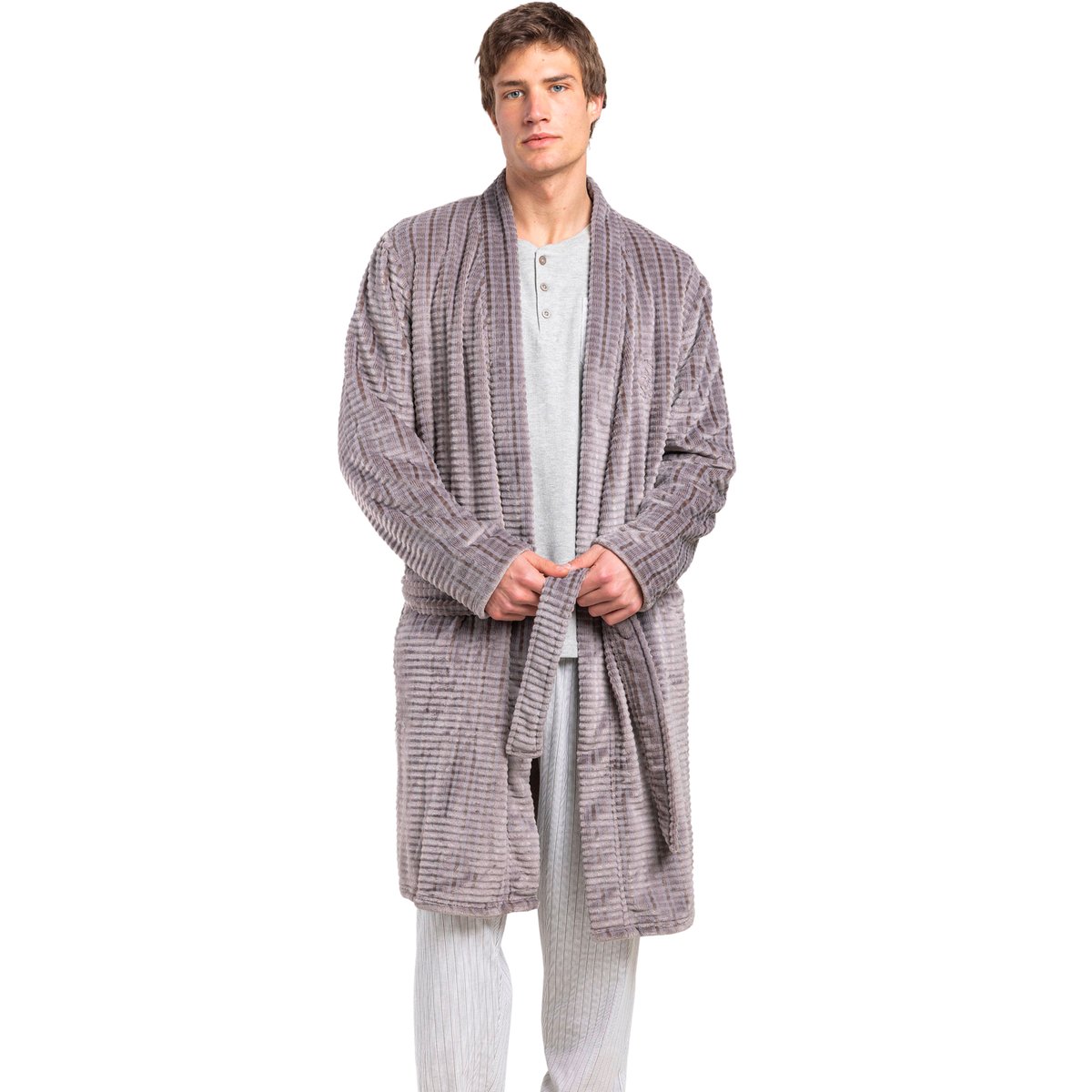 Robe de chambre Heritage gris, ADMAS