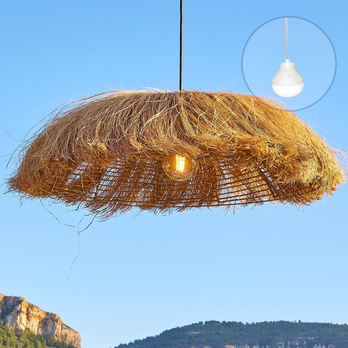 Suspension sans fil HAVANA NOMAD beige, LUMISKY