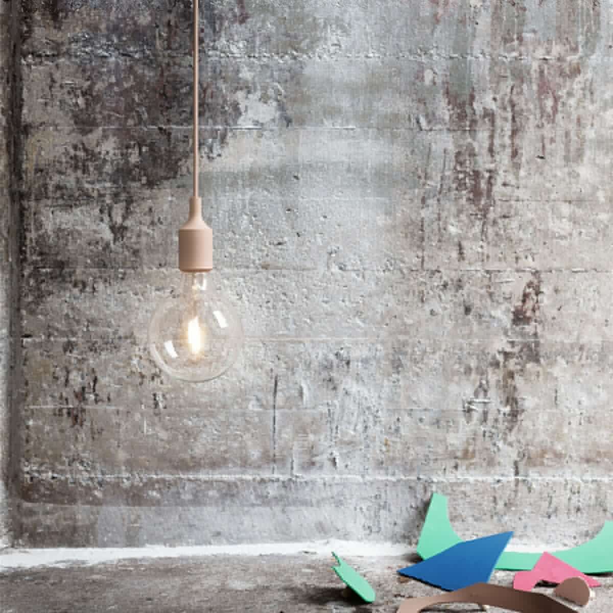 Suspension E27 bleu pastel, MUUTO