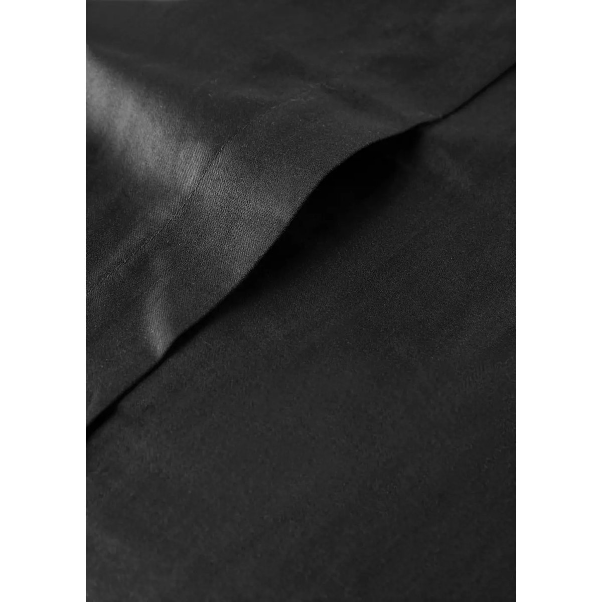 Housse coussin satin gris, MANGO HOME