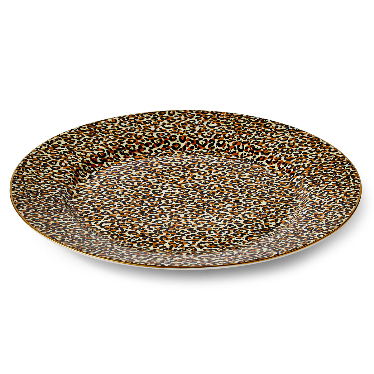 Creatures of Curiosity Leopard Platter multi-coloured, SPODE