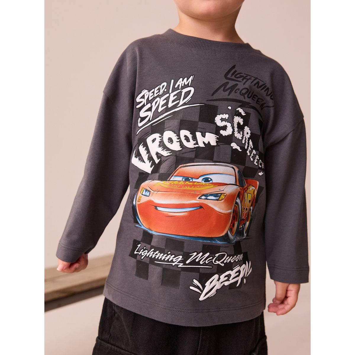 T-shirt à manches longues disney cars gris anthracite, NEXT