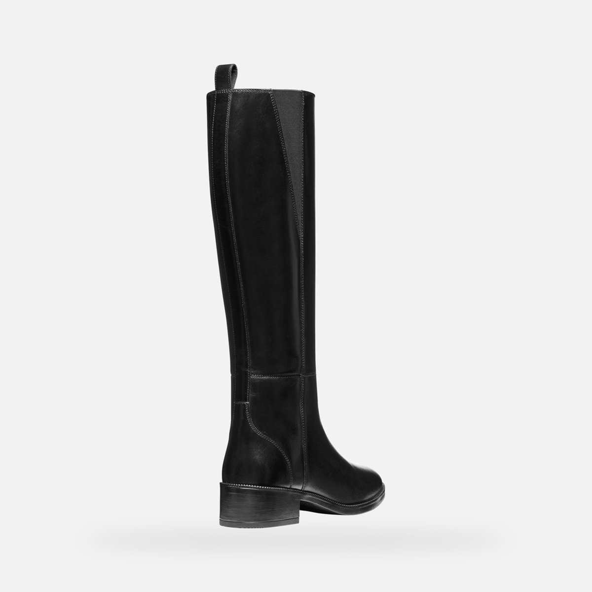 Bottes respirantes en cuir Camexia noir, GEOX