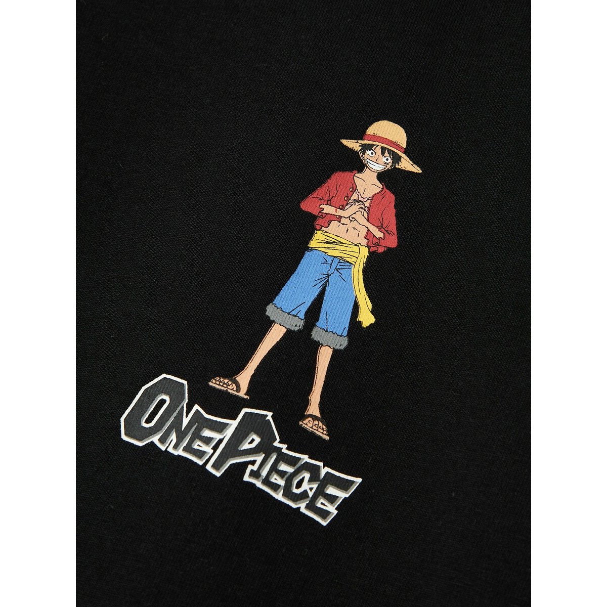 T-shirt manches courtes, motif One Piece noir, NAME IT