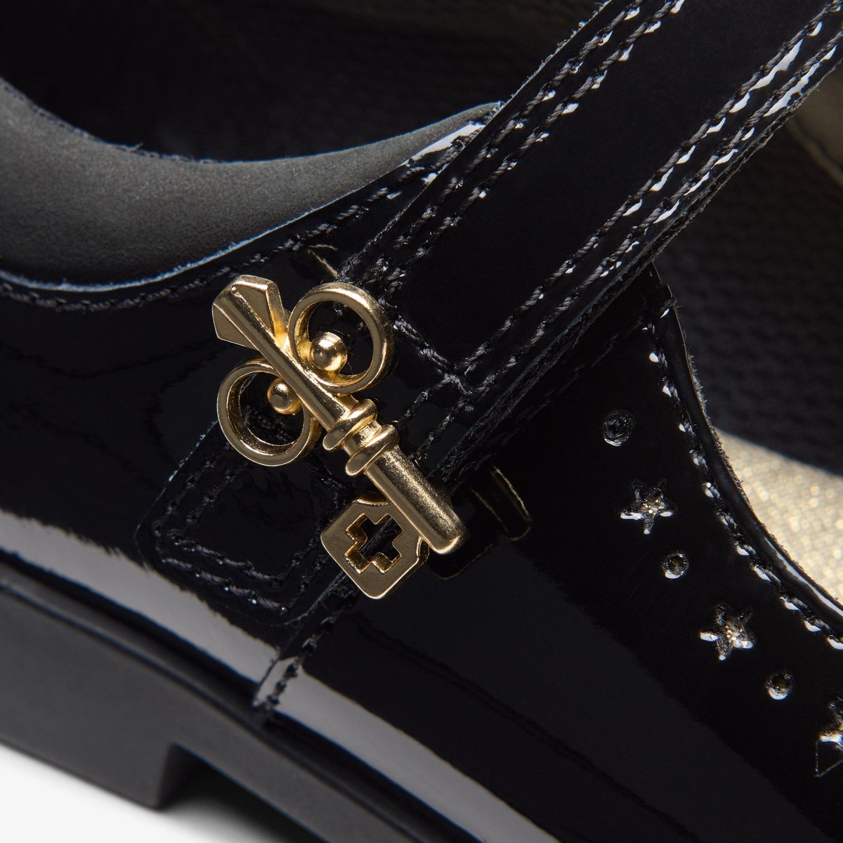 Ballerines Brevet Coupe Large LOCK MAGIC K noir, CLARKS