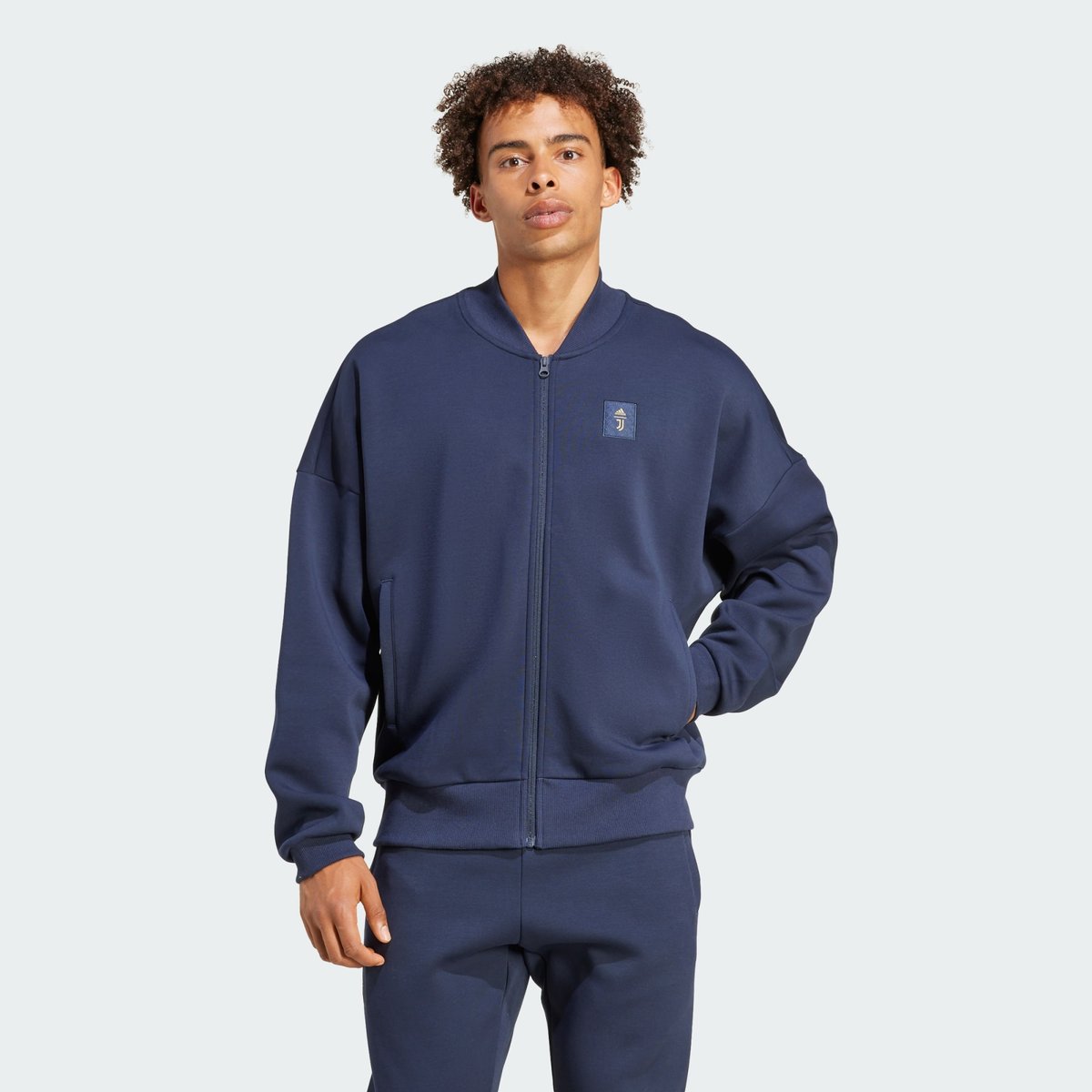 Veste de survêtement maille double Juventus Seasonal legend ink, adidas Performance