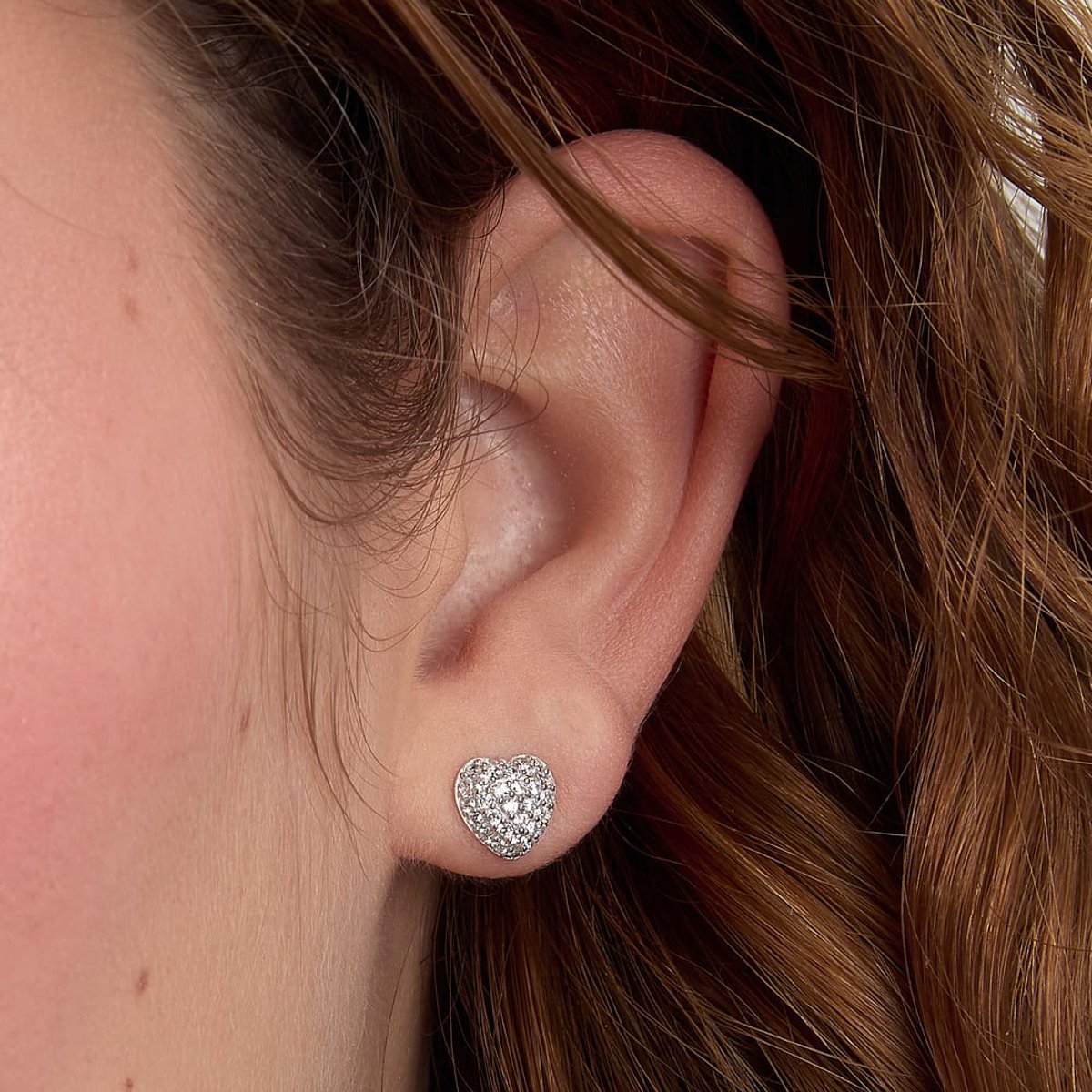 Boucles d'oreilles en Zircon/cubic Zirconia/recycled Silver 925/1000 et Zircon argent, MORELLATO