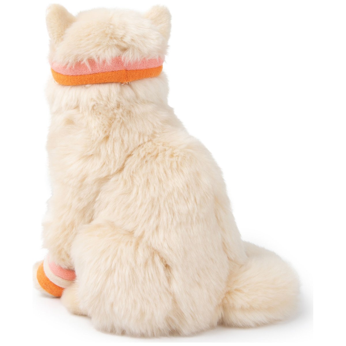 Peluche ecru, orange, rose, BT CHAPS