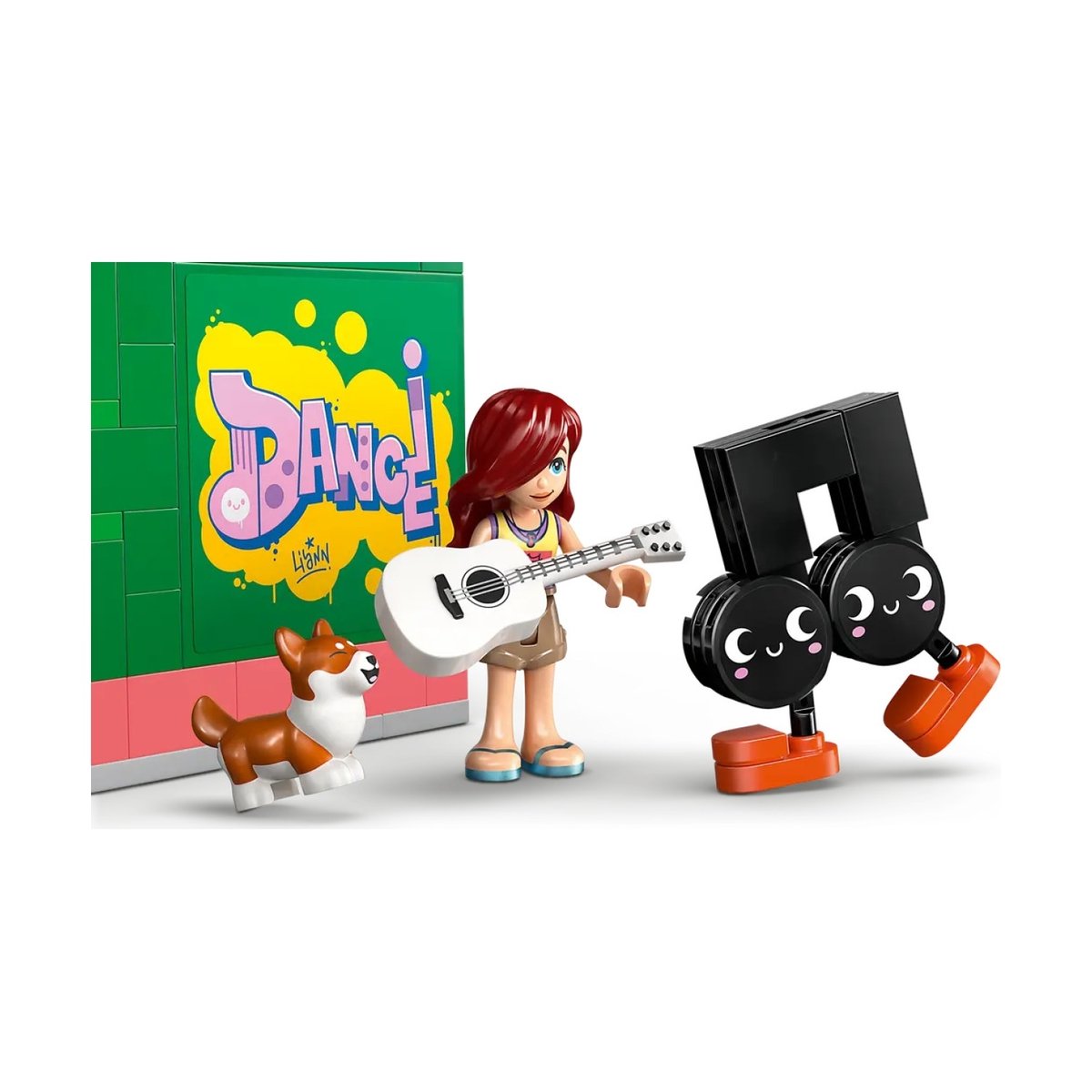 Friends Le magasin de musique et l'appartement multicolore, LEGO