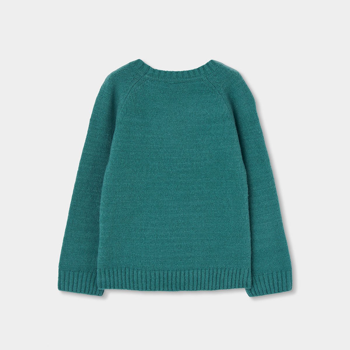 Pull garçon col rond noir, BOBOLI