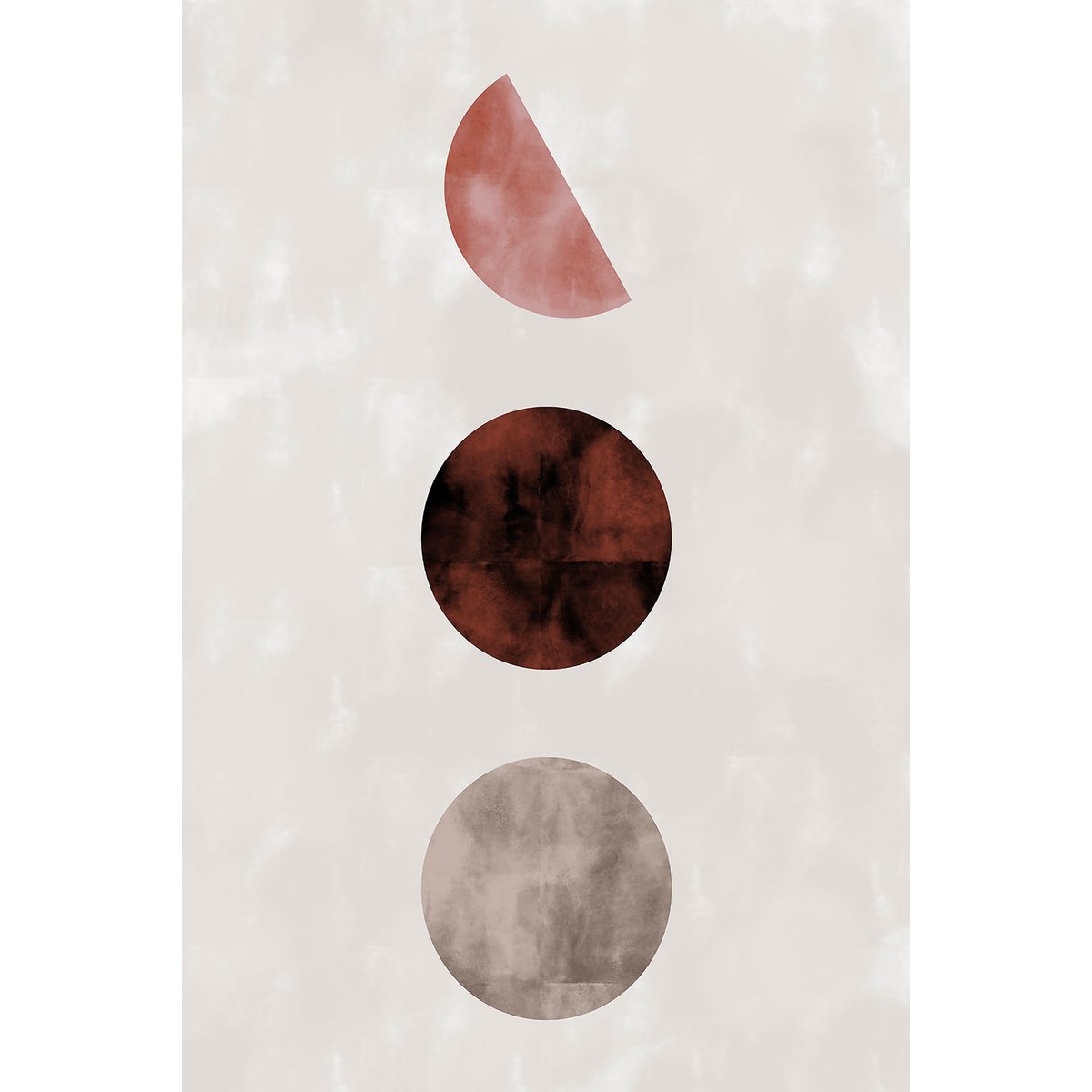 Tableau Lune pleine tableau alu dibond, HEXOA
