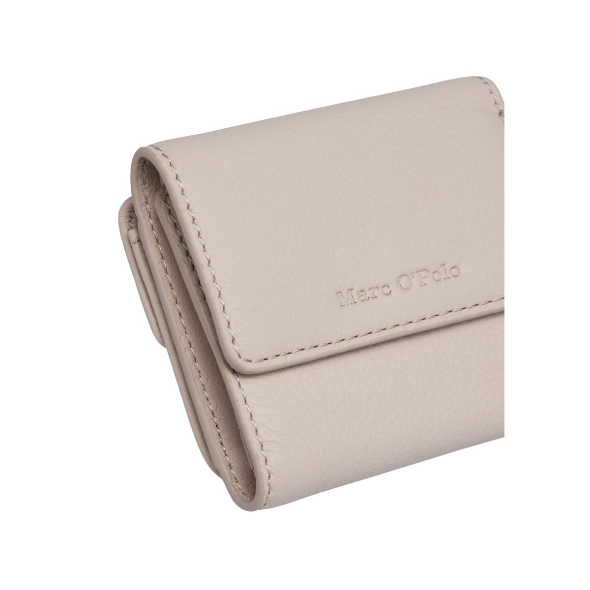 Portefeuille 2-en-1, modèle Jean en cuir de vachette souple nature, MARC O'POLO