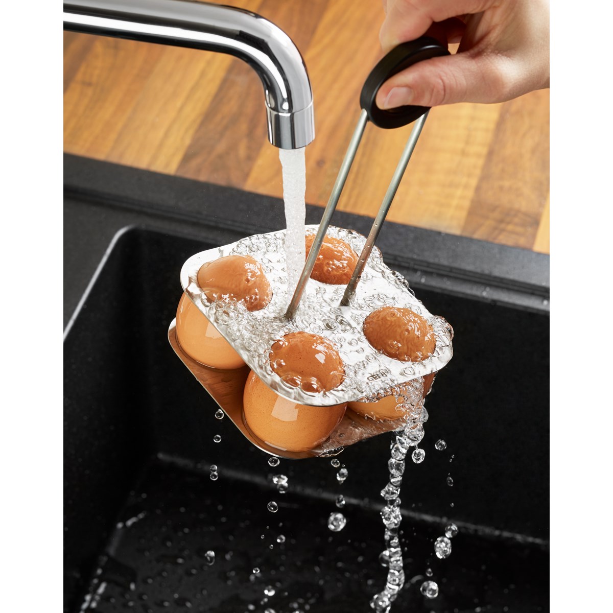 Support de cuisson à oeufs BRUNCH argent, GEFU