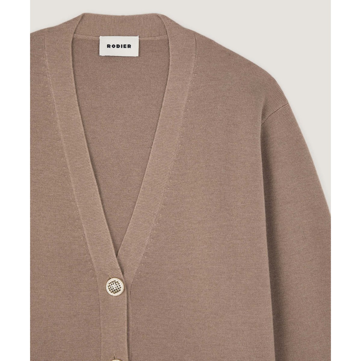 Veste courte en maille milano 1VN4267349 marron, RODIER