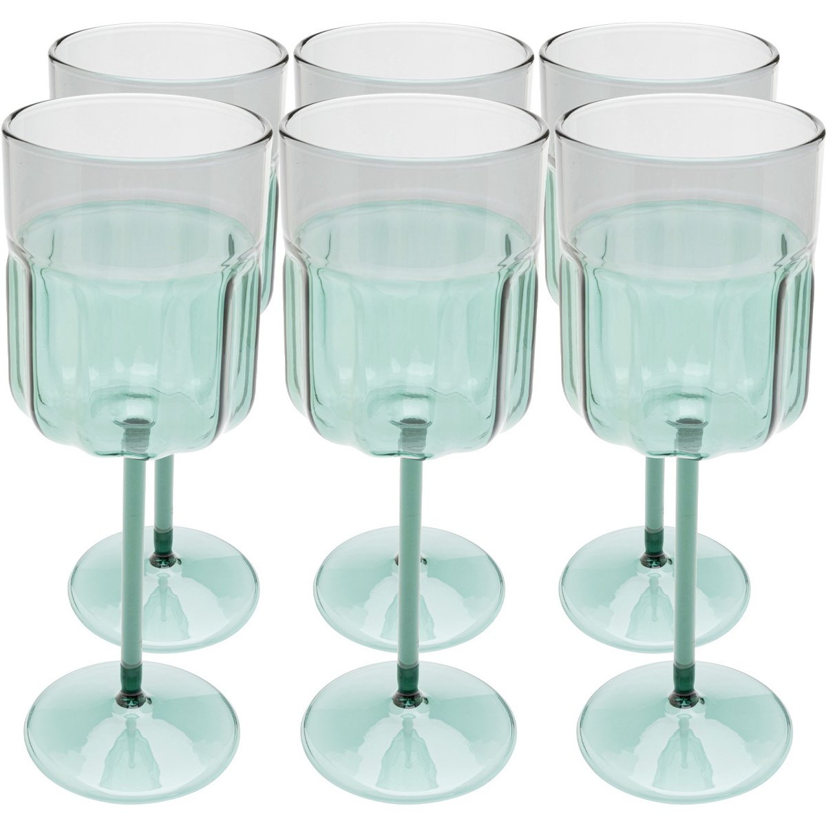 Lot de 6 verres à vin, DUETTO autres, KARE DESIGN
