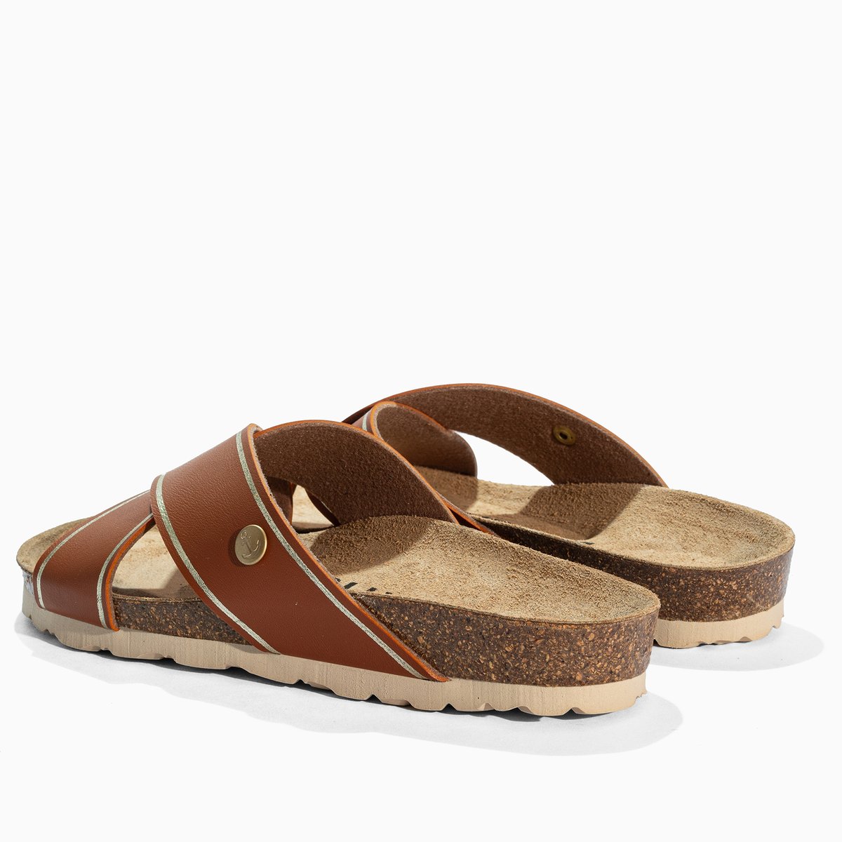 Sandales ELCHE brown/gold, BAYTON