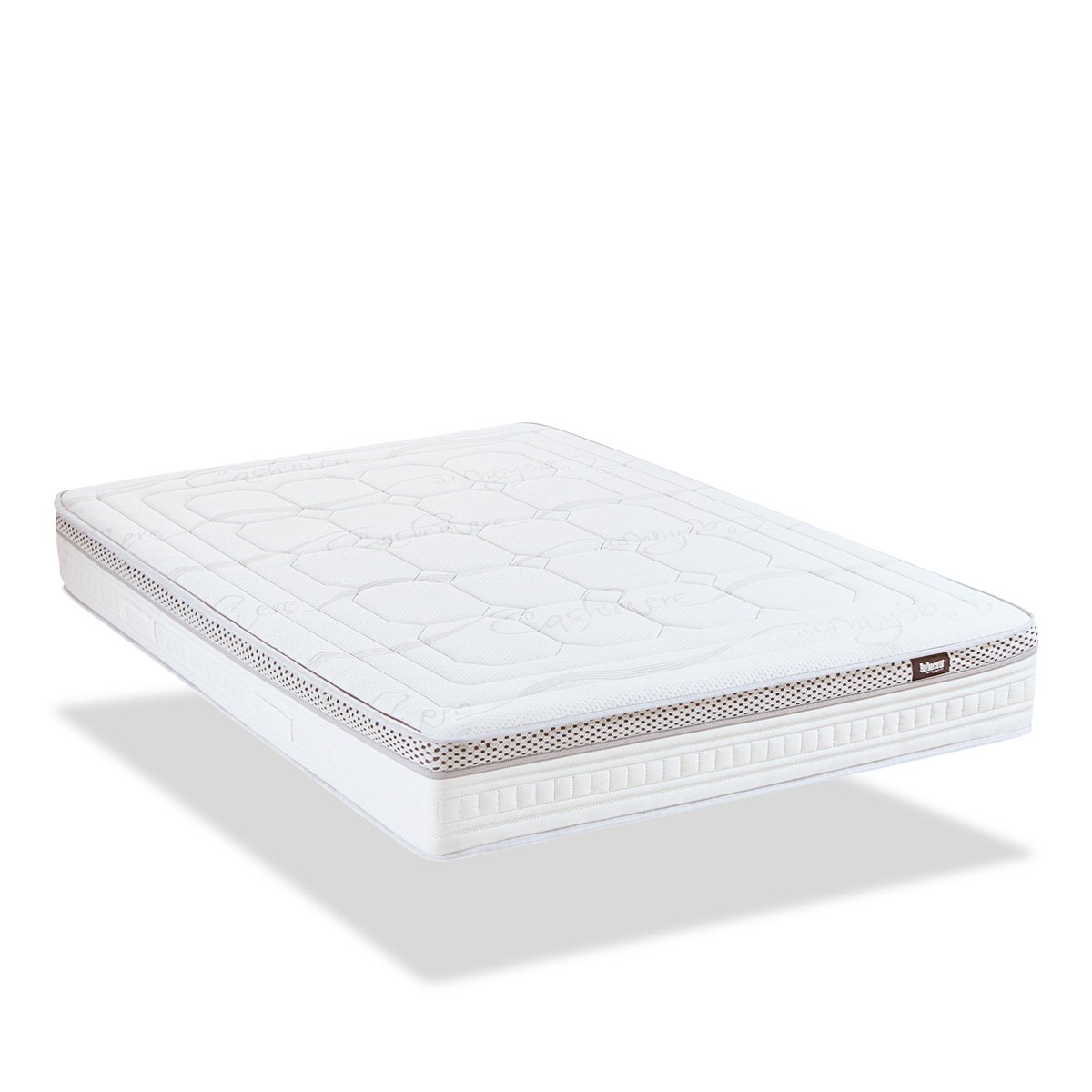 Matelas Hybride 28 cm CONCORDE II - 90x190 cm blanc, BELLECOUR