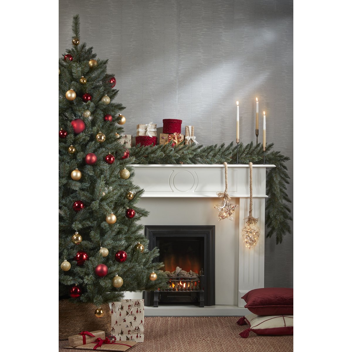Guirlande de Noël L270 cm FOREST FROSTED vert, TRIUMPH TREE