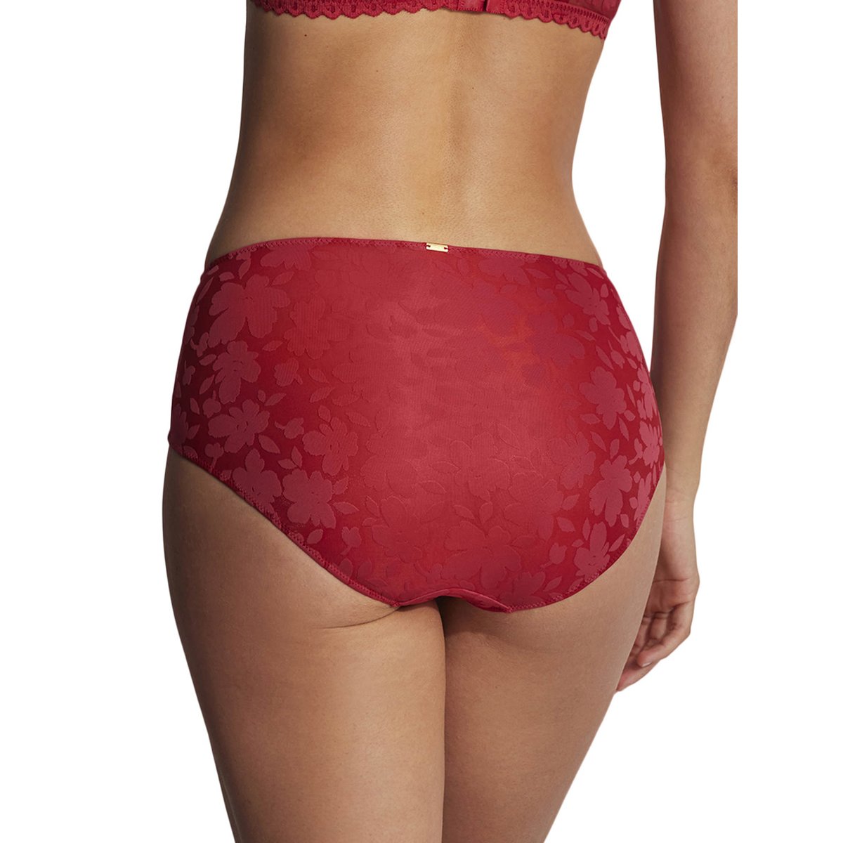 Culotte taille haute Gabrielle rouge, SELMARK