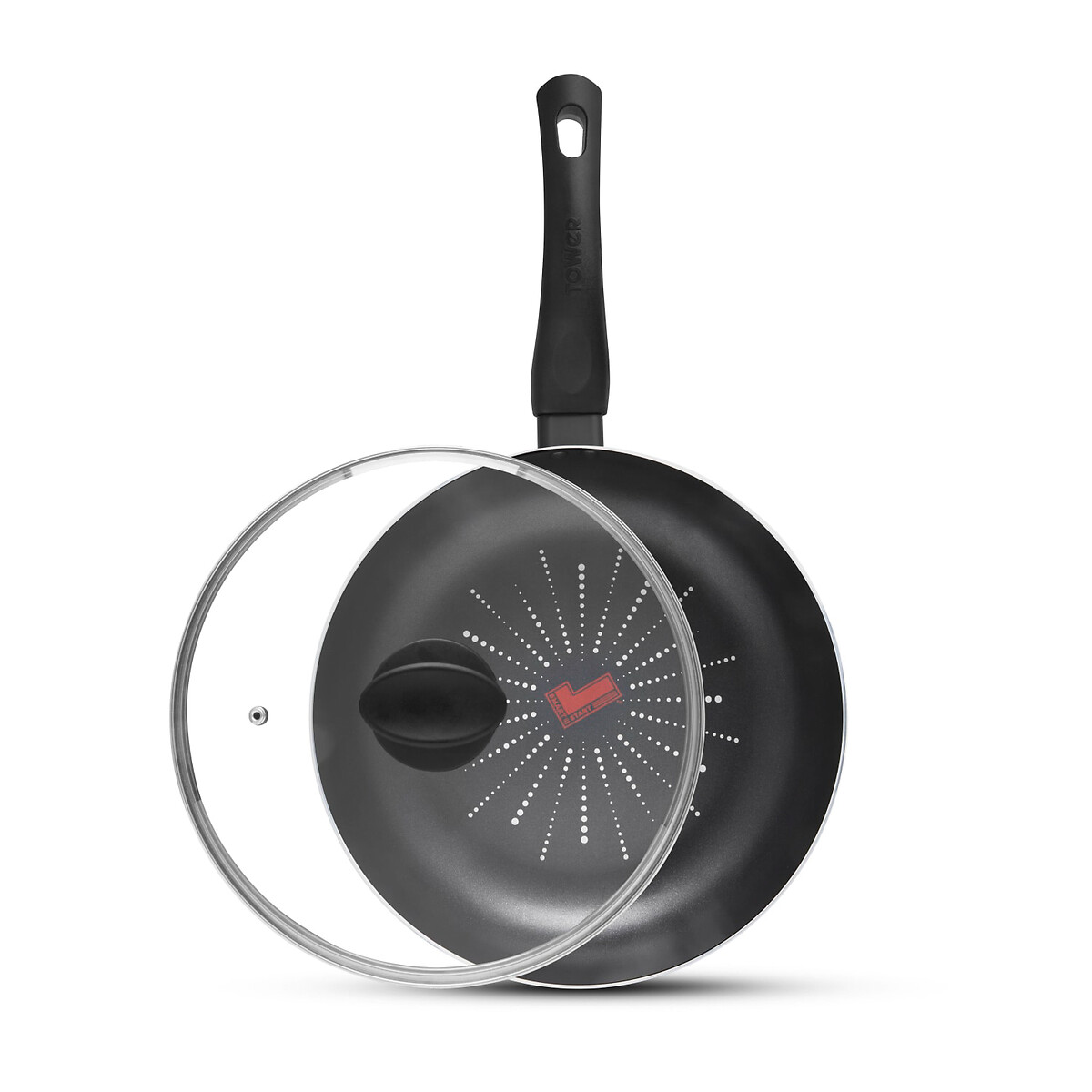 28cm Smart Start Classic Multi-Pan black, TOWER