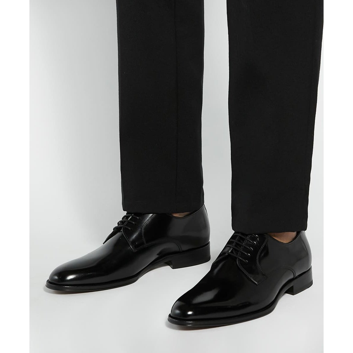 Derbys en cuir Premium - SALISBURY black-leather, DUNE LONDON