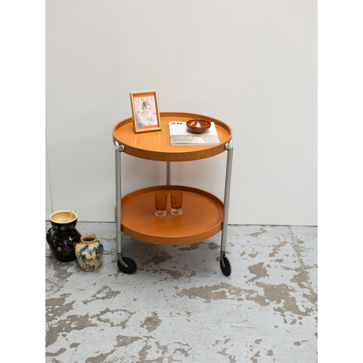 Desserte Ligne Roset Anouk N°422 - Bon état orange, DEBONGOUT