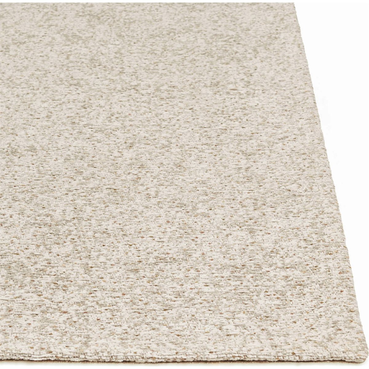 Tapis intérieur extérieur jacquard, MIST beige crème clair sableux, RECOLLECTION