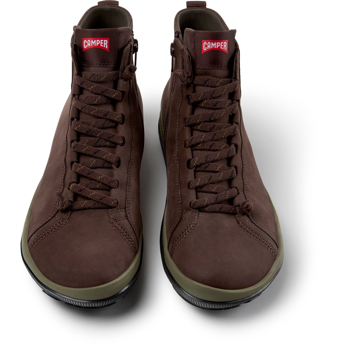 Baskets Peu Pista GM Nubuck Leather brun fonc35, CAMPER