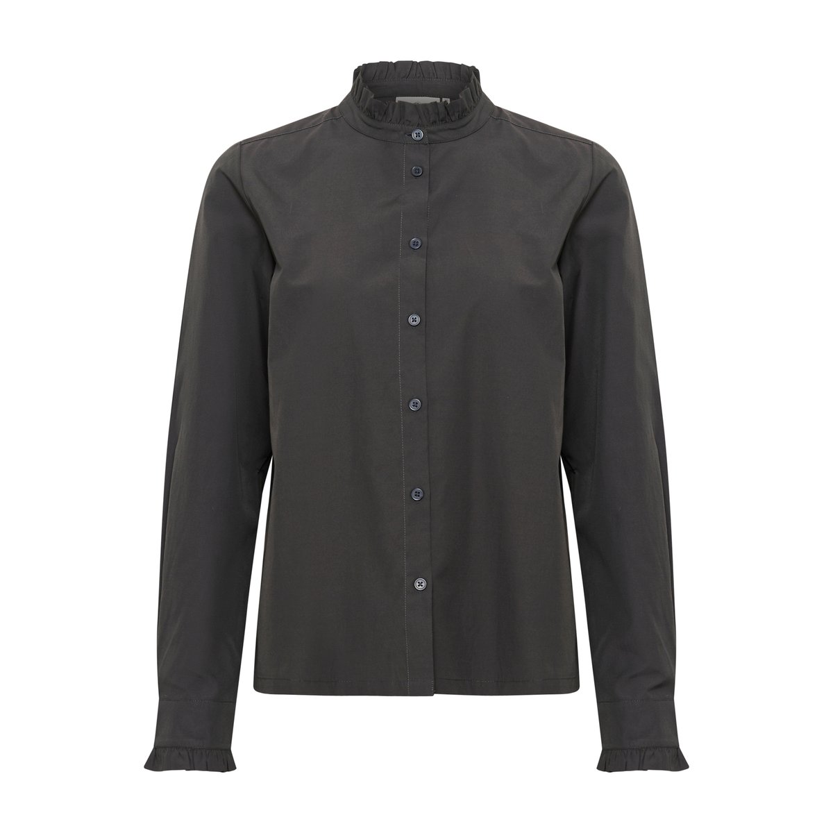 Long sleeved shirt noir black oyester, KAFFE
