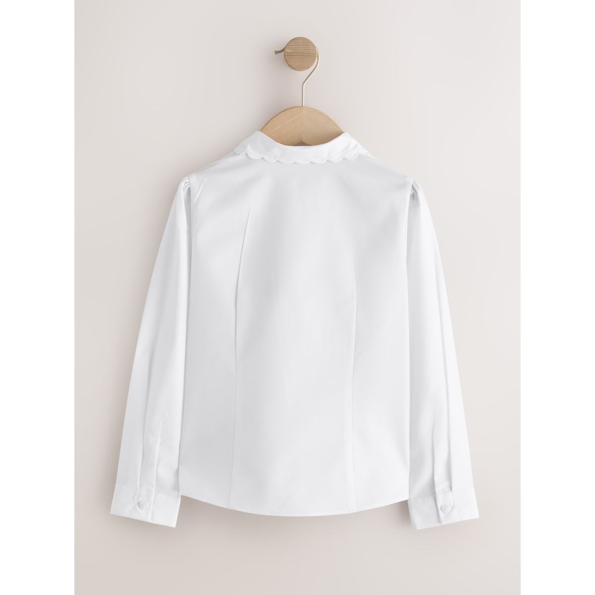 Chemisier manches longues dentelle, lot de 2 blanc, NEXT
