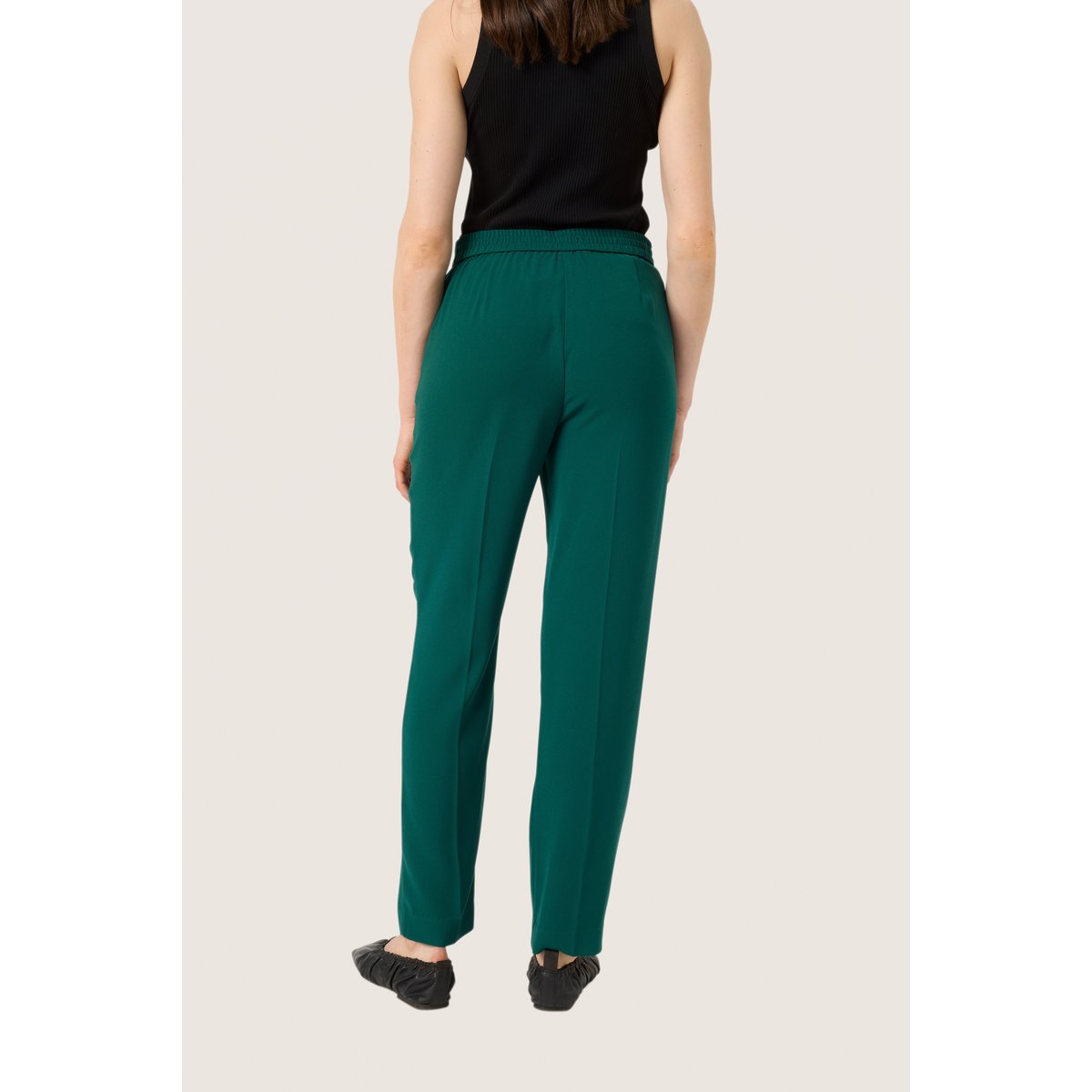 Pantalon de costume vert rain forest, SOAKED IN LUXURY