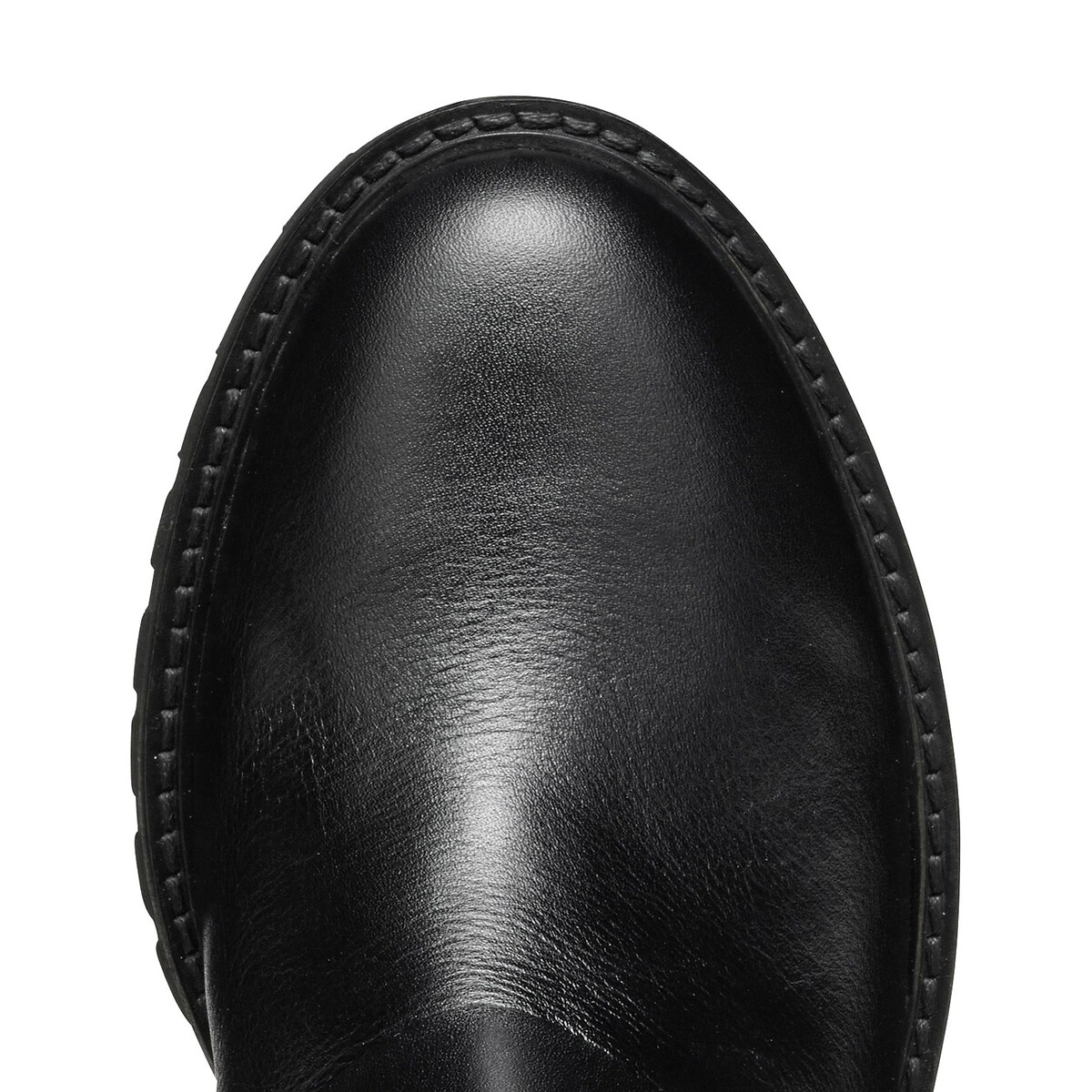 Hoara Leather Biker Boots black, GEOX