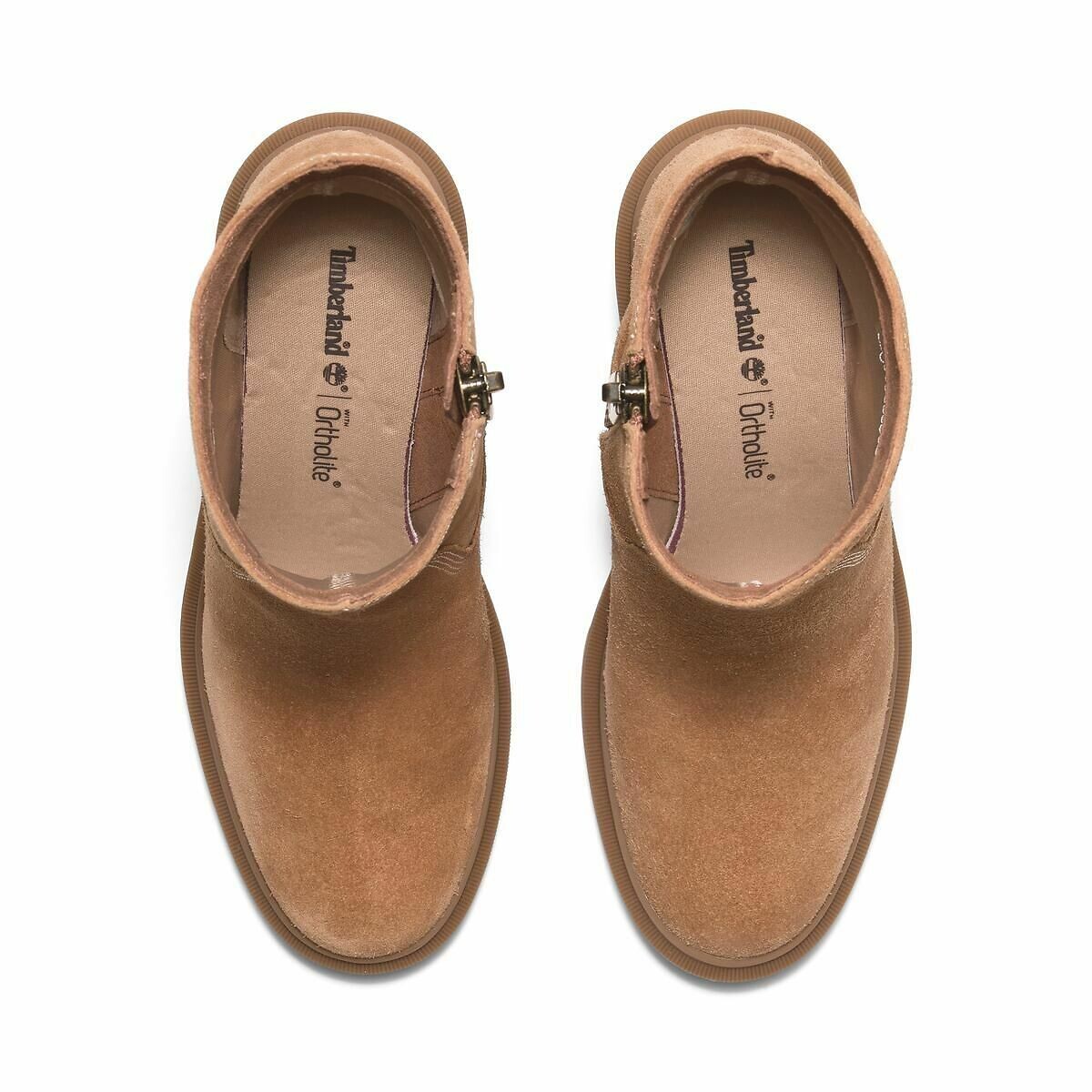 Botas em pele, com tacão, Allington Heights castanho, TIMBERLAND