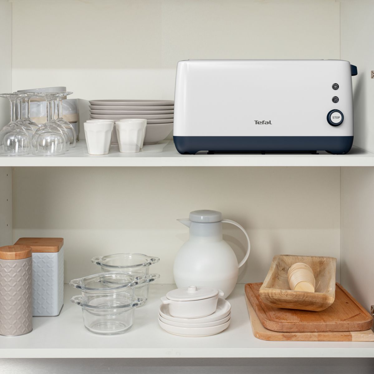 Grille-pain TL302110 TOASTER SIMPLE FENTE blanc, TEFAL