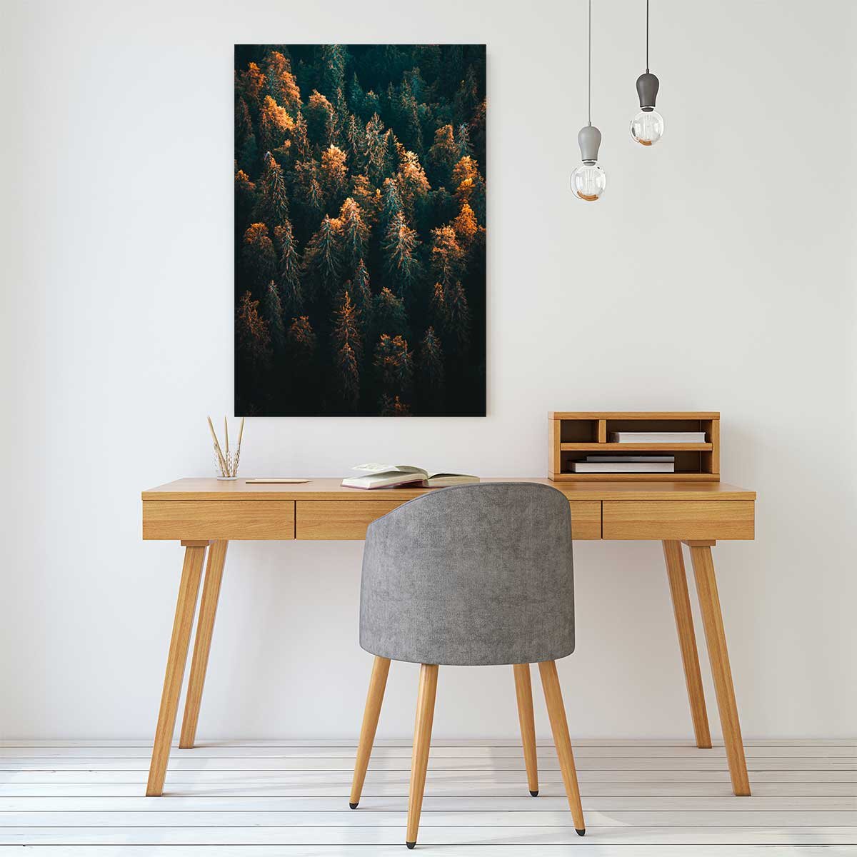 Tableau couleur d'automne en haute savoie tableau alu dibond, HEXOA