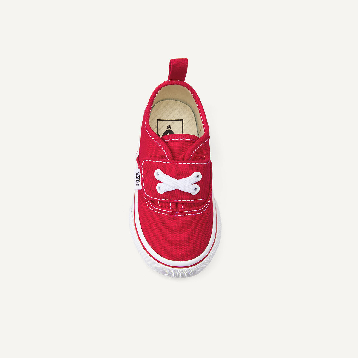 Baskets basses à scratch Authentic rouge, VANS