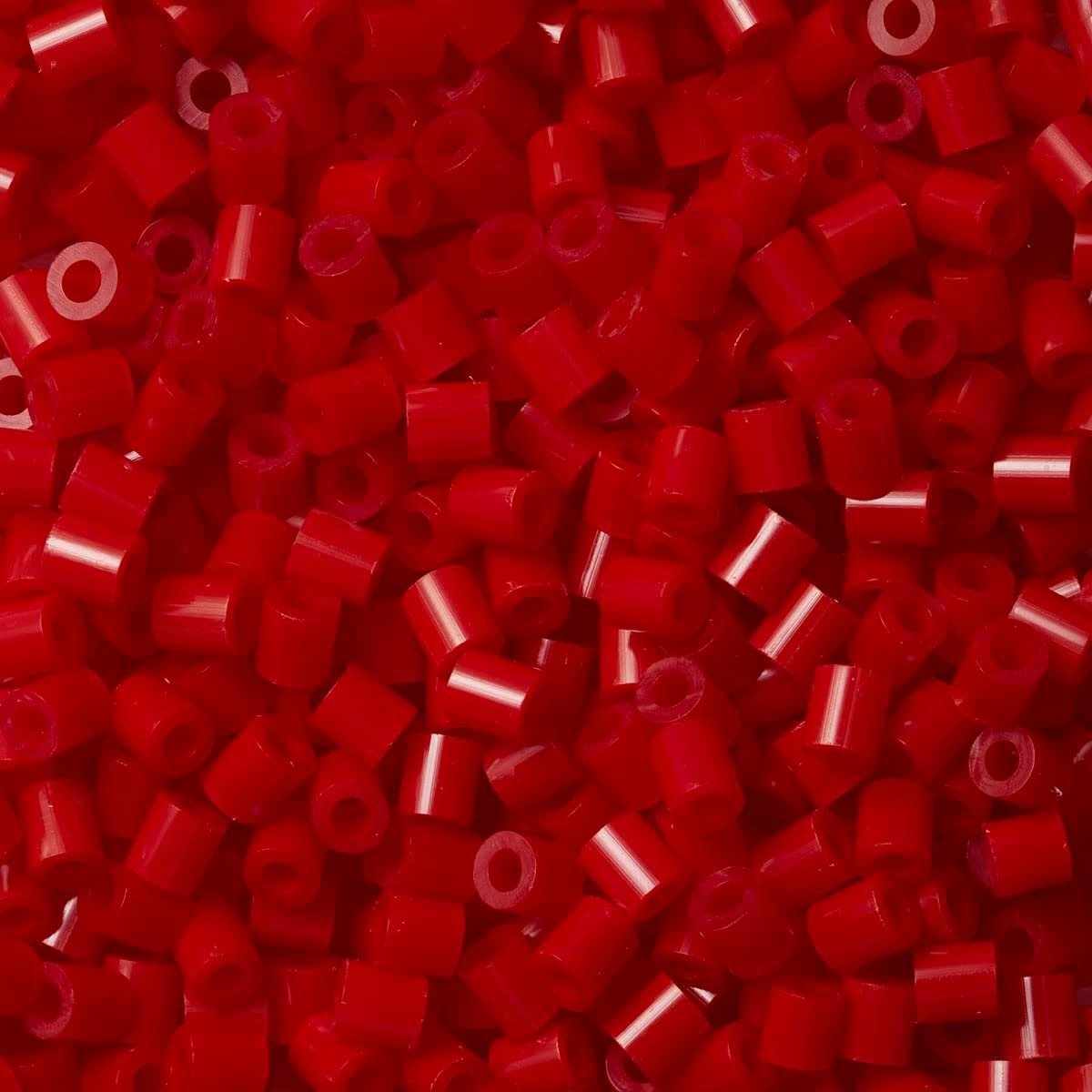 Sachet 1000 perles plastique rouge, HAMA