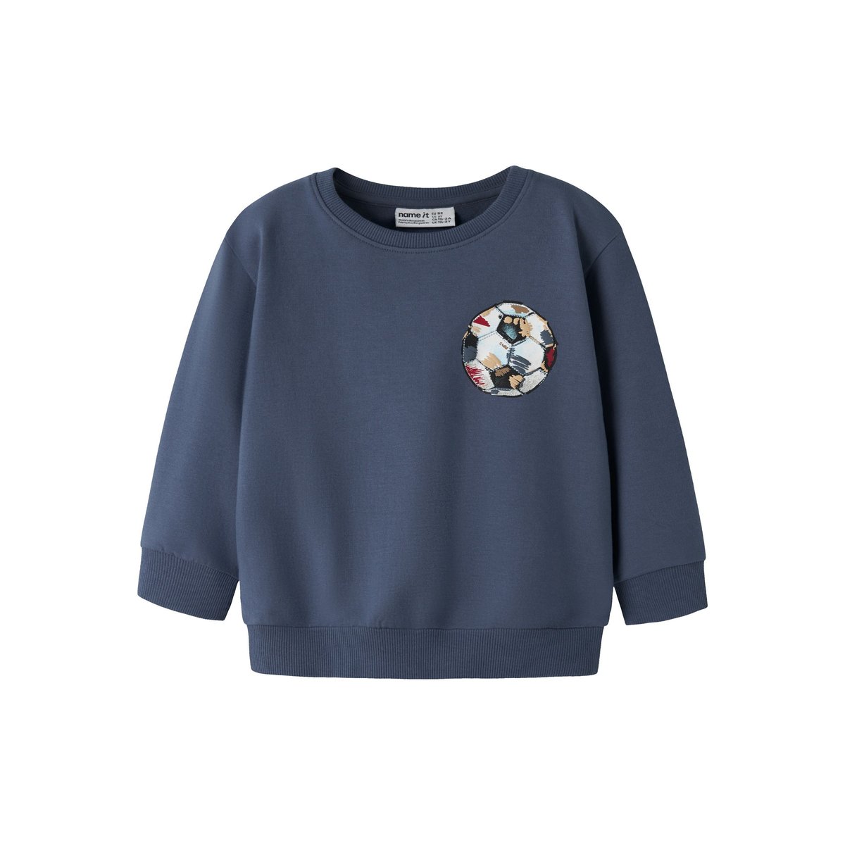 Sweat-Shirt vintage indigo, NAME IT