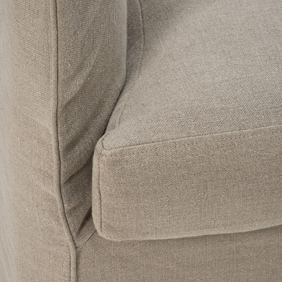 Housse canapé lin épais stonewashed Neo Chiquito naturel, AM.PM