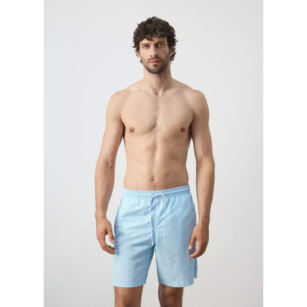 Maillot de bain essentiel cordon bleu, MANGO MAN