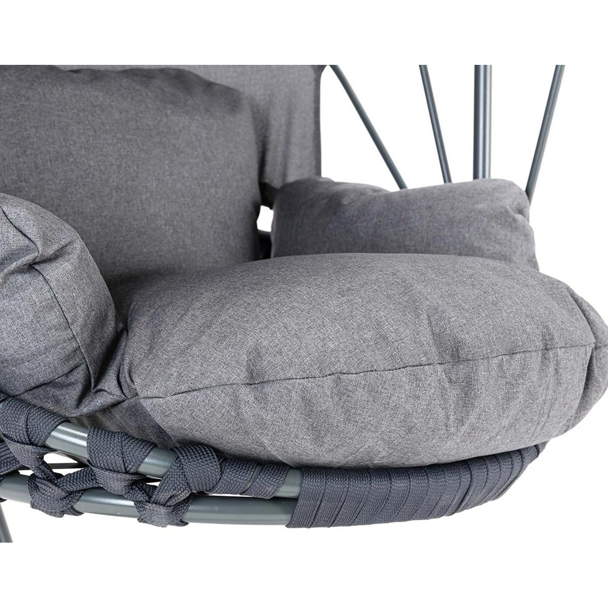 Fauteuil suspendu - NAMU noir / gris, LISA DESIGN