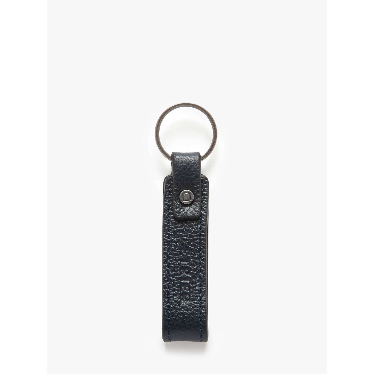Porte-clefs Flandres cuir marine, ETRIER
