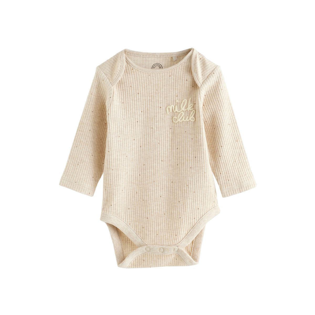 Bodies à manches longues bébé, lot de 3 neutral milk club, NEXT