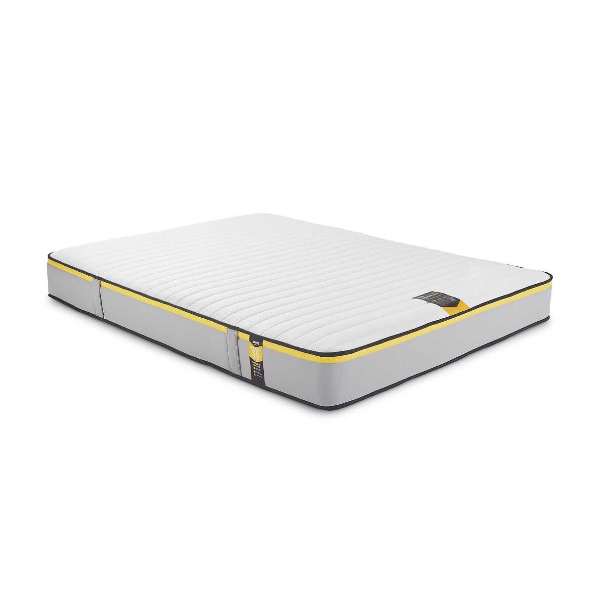 Jay-Be® Benchmark S5 Hybrid e-Sprung™ Eco-Friendly Mattress grey/yellow, JAY-BE