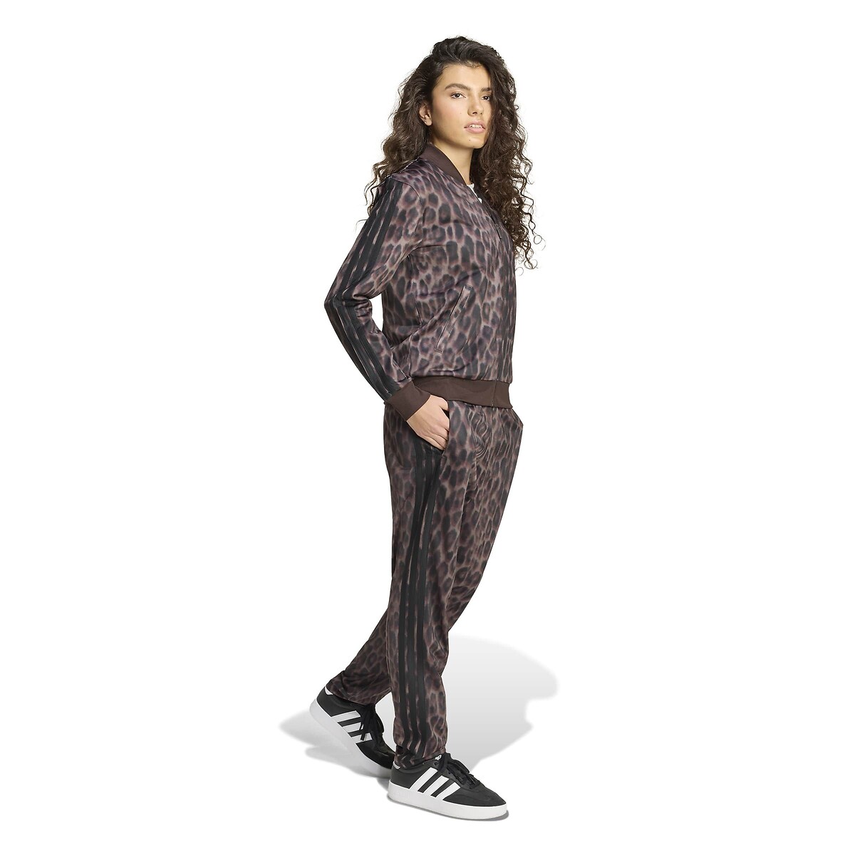 Essentials 3 Stripes Tracksuit leopard print, ADIDAS SPORTSWEAR