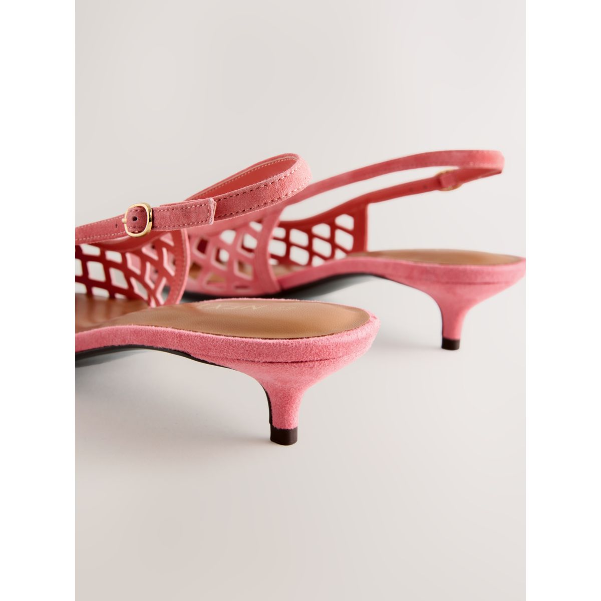 Chaussures à bride en cuir forever comfort® rose, NEXT
