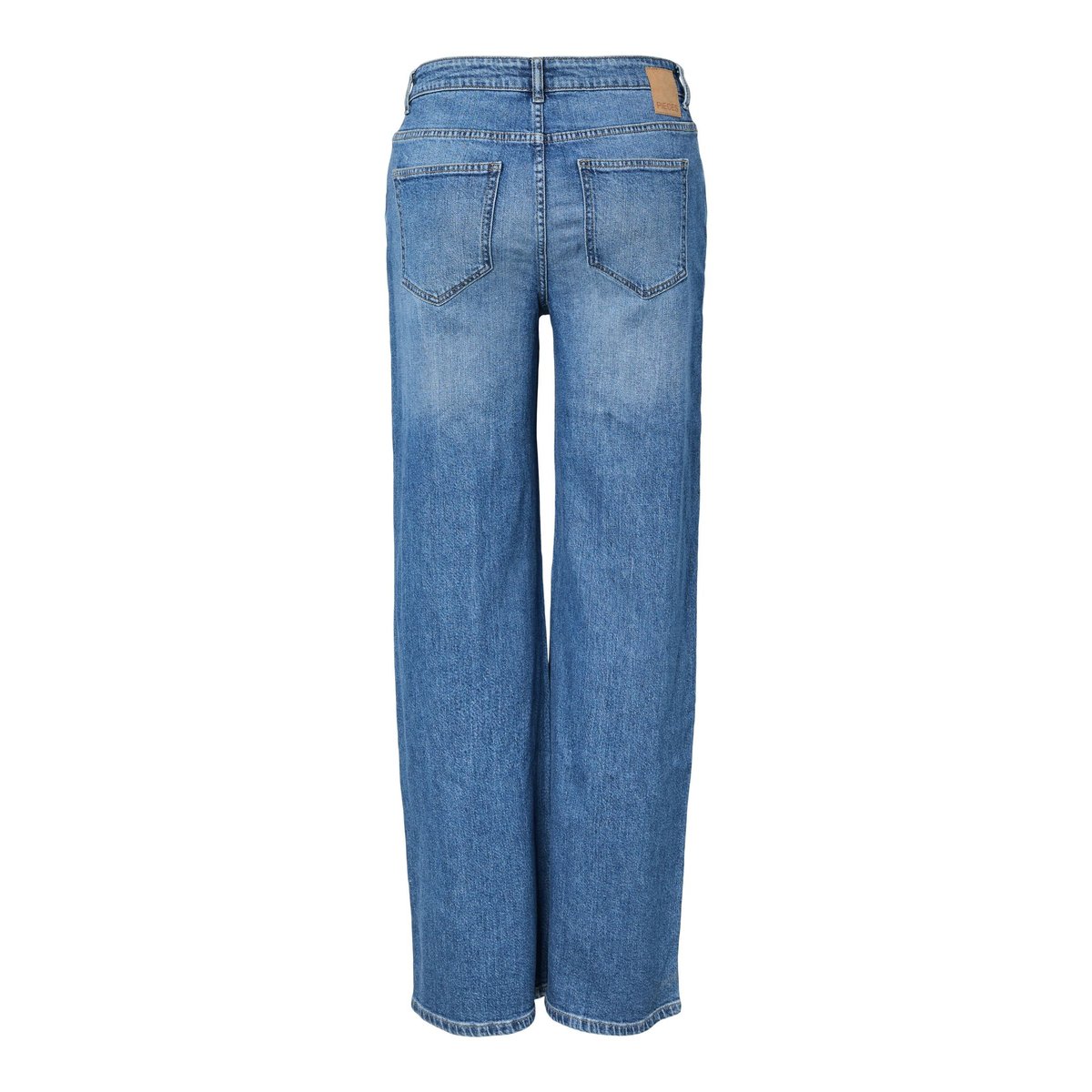 Jean À Coupe Ample medium blue denim, PIECES